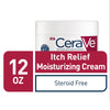 CeraVe Moisturizing Cream for Itch Relief | 12 Ounce | Dry Skin Itch Relief Cream with Pramoxine Hydrochloride