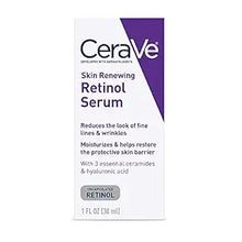  CeraVe Cream Serum for Smoothing Fine Lines and Skin Brightening | Fragrance Free Anti|Aging Retinol Serum, 1 Fl Oz, 2 Pack